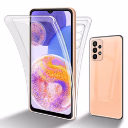 Cadorabo Case for Samsung Galaxy A23 4G 360 Full Body Mobile Phone Case Front and Back Screen Protection All-Round Protective ...