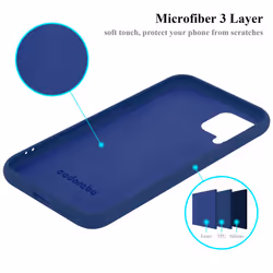 Cadorabo Case for Samsung Galaxy A12 / M12 Cover Protection TPU Silicone Gel - LIQUID BLUE