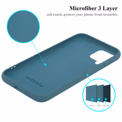 Cadorabo Case for Samsung Galaxy A12 / M12 Cover Protection TPU Silicone Gel - LIQUID GREEN