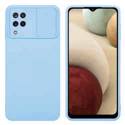 Cadorabo Case for Samsung Galaxy A12 / M12 Protective Cover made of flexible TPU Etui silicone and with camera protection - B ...