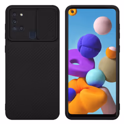 Cadorabo Case for Samsung Galaxy A21s Protective Cover made of flexible TPU Etui silicone and with camera protection - Bonbon ...