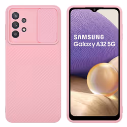 Cadorabo Case for Samsung Galaxy A32 5G Protective Cover made of flexible TPU Etui silicone and with camera protection - Bonb ...
