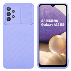 Cadorabo Case for Samsung Galaxy A32 5G Protective Cover made of flexible TPU Etui silicone and with camera protection - Bonb ...