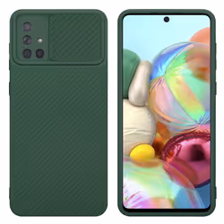 Cadorabo DE-157714, Cover, Samsung, Galaxy A71 4G, 17 cm (6.7"), Green