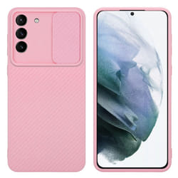 Cadorabo Case for Samsung Galaxy S21 PLUS Protective Cover made of flexible TPU Etui silicone and with camera protection - Bonbon Pink