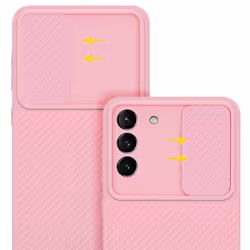Cadorabo Case for Samsung Galaxy S21 PLUS Protective Cover made of flexible TPU Etui silicone and with camera protection - Bonbon Pink