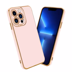 Cadorabo Case for Apple iPhone 13 PRO MAX Protective Cover made of flexible TPU Etui silicone and with camera protection - Gl ...