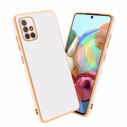 Cadorabo Case for Samsung Galaxy A71 4G Protective Cover made of flexible TPU Etui silicone and with camera protection - Glos ...