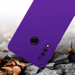 Cadorabo Case for Huawei P30 LITE Protective Cover made of flexible TPU Etui silicone - FLUID DARK PURPLE