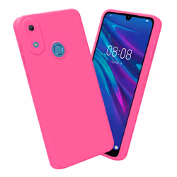 Cadorabo Case for Huawei Y6 2019 Protective Cover made of flexible TPU Etui silicone - FLUID HOTPINK