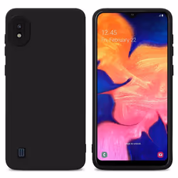 Cadorabo Case for Samsung Galaxy A10 Protective Cover made of flexible TPU Etui silicone - FLUID BLACK
