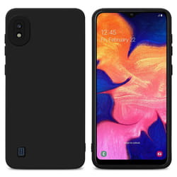 Cadorabo Case for Samsung Galaxy A10 Protective Cover made of flexible TPU Etui silicone - FLUID BLACK