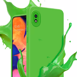 Cadorabo Case for Samsung Galaxy A10 Protective Cover made of flexible TPU Etui silicone - FLUID GREEN