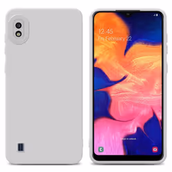 Cadorabo Case for Samsung Galaxy A10 Protective Cover made of flexible TPU Etui silicone - FLUID WHITE