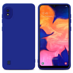 Cadorabo Case for Samsung Galaxy A10 Protective Cover made of flexible TPU Etui silicone - FLUID BLUE