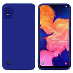 Cadorabo Case for Samsung Galaxy A10 Protective Cover made of flexible TPU Etui silicone - FLUID BLUE