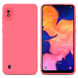 Cadorabo Case for Samsung Galaxy A10 Protective Cover made of flexible TPU Etui silicone - FLUID RED