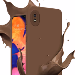 Cadorabo Case for Samsung Galaxy A10 Protective Cover made of flexible TPU Etui silicone - FLUID BROWN