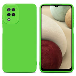 Cadorabo Case for Samsung Galaxy A12 / M12 Protective Cover made of flexible TPU Etui silicone - FLUID GREEN