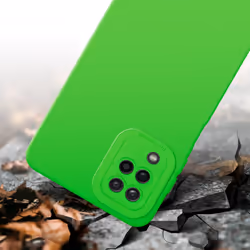 Cadorabo Case for Samsung Galaxy A12 / M12 Protective Cover made of flexible TPU Etui silicone - FLUID GREEN