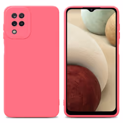Cadorabo Case for Samsung Galaxy A12 / M12 Protective Cover made of flexible TPU Etui silicone - FLUID RED