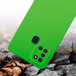 Cadorabo Case for Samsung Galaxy A21s Protective Cover made of flexible TPU Etui silicone - FLUID GREEN