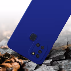 Cadorabo Case for Samsung Galaxy A21s Protective Cover made of flexible TPU Etui silicone - FLUID BLUE