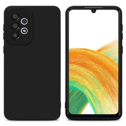 Cadorabo Case for Samsung Galaxy A32 4G Protective Cover made of flexible TPU Etui silicone - FLUID BLACK