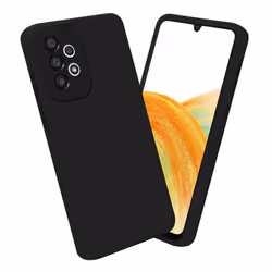 Cadorabo Case for Samsung Galaxy A32 4G Protective Cover made of flexible TPU Etui silicone - FLUID BLACK