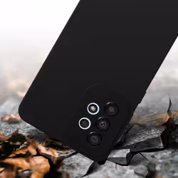 Cadorabo Case for Samsung Galaxy A32 4G Protective Cover made of flexible TPU Etui silicone - FLUID BLACK