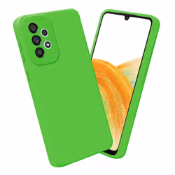 Cadorabo Case for Samsung Galaxy A32 4G Protective Cover made of flexible TPU Etui silicone - FLUID GREEN