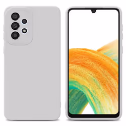 Cadorabo Case for Samsung Galaxy A32 4G Protective Cover made of flexible TPU Etui silicone - FLUID WHITE