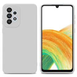 Cadorabo Case for Samsung Galaxy A32 4G Protective Cover made of flexible TPU Etui silicone - FLUID WHITE