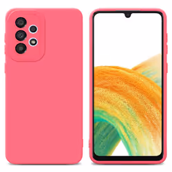 Cadorabo Case for Samsung Galaxy A32 4G Protective Cover made of flexible TPU Etui silicone - FLUID RED