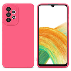 Cadorabo Case for Samsung Galaxy A32 4G Protective Cover made of flexible TPU Etui silicone - FLUID RED