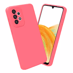 Cadorabo Case for Samsung Galaxy A32 4G Protective Cover made of flexible TPU Etui silicone - FLUID RED