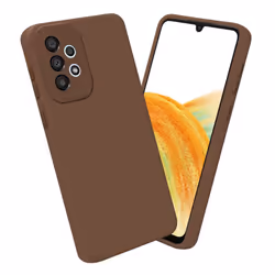 Cadorabo Case for Samsung Galaxy A32 4G Protective Cover made of flexible TPU Etui silicone - FLUID BROWN