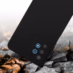 Cadorabo Case for Samsung Galaxy A32 5G Protective Cover made of flexible TPU Etui silicone - FLUID BLACK
