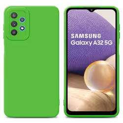 Cadorabo Case for Samsung Galaxy A32 5G Protective Cover made of flexible TPU Etui silicone - FLUID GREEN