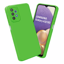 Cadorabo Case for Samsung Galaxy A32 5G Protective Cover made of flexible TPU Etui silicone - FLUID GREEN