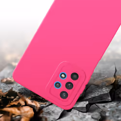 Cadorabo Case for Samsung Galaxy A32 5G Protective Cover made of flexible TPU Etui silicone - FLUID HOTPINK
