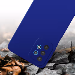 Cadorabo Case for Samsung Galaxy A32 5G Protective Cover made of flexible TPU Etui silicone - FLUID BLUE