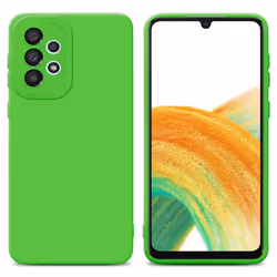 Cadorabo Case for Samsung Galaxy A52 (4G / 5G) / A52s Protective Cover made of flexible TPU Etui silicone - FLUID GREEN