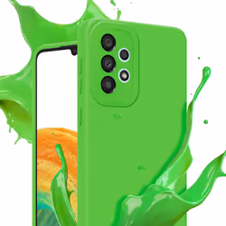 Cadorabo Case for Samsung Galaxy A52 (4G / 5G) / A52s Protective Cover made of flexible TPU Etui silicone - FLUID GREEN