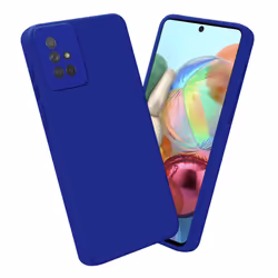 Cadorabo Case for Samsung Galaxy A71 4G Protective Cover made of flexible TPU Etui silicone - FLUID BLUE