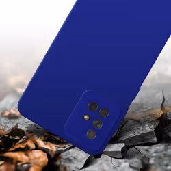Cadorabo Case for Samsung Galaxy A71 4G Protective Cover made of flexible TPU Etui silicone - FLUID BLUE