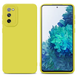 Cadorabo Case for Samsung Galaxy S20 FE Protective Cover made of flexible TPU Etui silicone - FLUID YELLOW