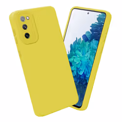 Cadorabo Case for Samsung Galaxy S20 FE Protective Cover made of flexible TPU Etui silicone - FLUID YELLOW