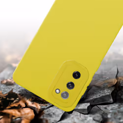 Cadorabo Case for Samsung Galaxy S20 FE Protective Cover made of flexible TPU Etui silicone - FLUID YELLOW