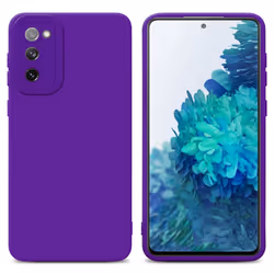 Cadorabo Case for Samsung Galaxy S20 FE Protective Cover made of flexible TPU Etui silicone - FLUID DARK PURPLE
